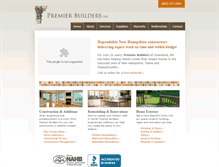 Tablet Screenshot of premierbuildersnh.com